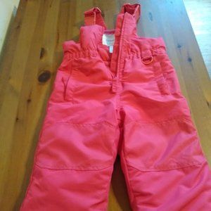 Toughskins Snow bibs for Girls Size 2T